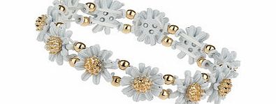 Dorothy Perkins Womens Dasiy Ditsy Stretch Braclet- Gold