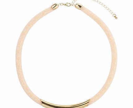 Dorothy Perkins Womens Facet Filled Necklace- Gold DP49815454