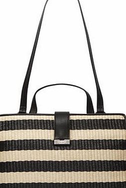 Dorothy Perkins Womens Fiorelli Dylan stripe tote Bag- Black