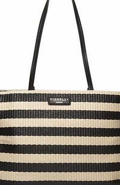 Dorothy Perkins Womens Fiorelli Megan stripe tote Bag- Black