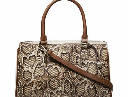 Dorothy Perkins Womens Fiorelli Snake Alexie Shoulder Bag- White