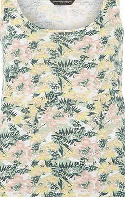 Dorothy Perkins Womens Floral Bird Bling Vest Top- Multi
