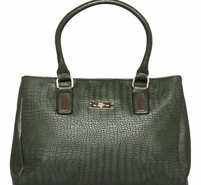 Dorothy Perkins Womens Forest multi compartment tote bag- Green