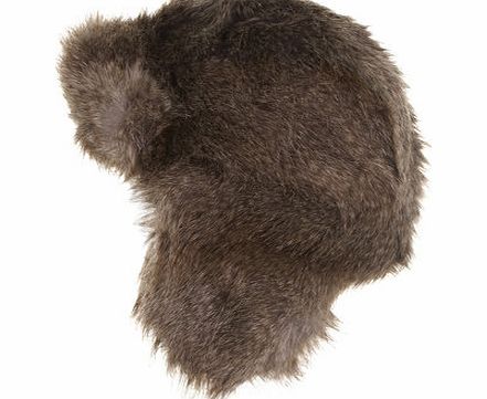 Dorothy Perkins Womens Fox Faux Fur Trapper Hat- Brown DP11136433