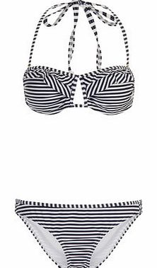 Dorothy Perkins Womens Girls On Film Blue and White Stripe