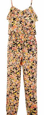 Dorothy Perkins Womens Girls on Film Floral Strappy Jumpsuit-