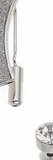Dorothy Perkins Womens Glitter And Stud Ear Cuff- Silver