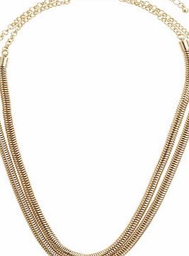 Dorothy Perkins Womens Gold Chain Knot Collar- Gold DP49815484