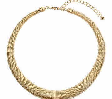 Dorothy Perkins Womens Gold Spring Short Necklace- Gold DP49814503