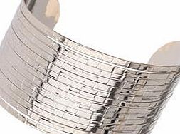 Dorothy Perkins Womens Gold Textured Cuff- Gold DP49815890