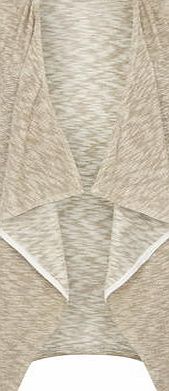 Dorothy Perkins Womens Gold Waterfall Cardigan- Gold DP56441042