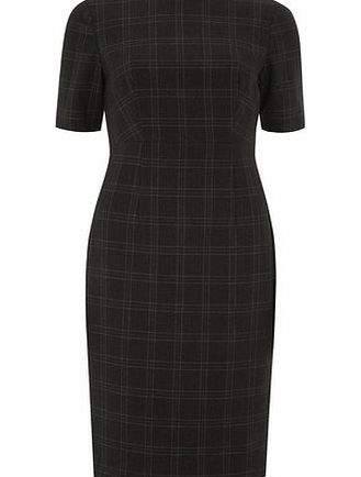 Dorothy Perkins Womens Green Check Dress- Green DP66797301