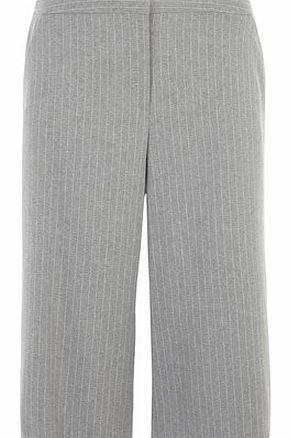 Dorothy Perkins Womens Grey Chalk Stripe Culottes- Grey DP66794762