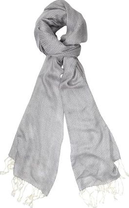 Dorothy Perkins, 1134[^]262015000713365 Womens Grey Diagonal Weave Scarf- Grey DP11173862