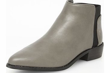 Dorothy Perkins Womens Grey pointed Chelsea boots- Grey DP22238650