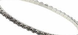 Dorothy Perkins Womens Grey Rhinestone Bracelet- Green DP49815810