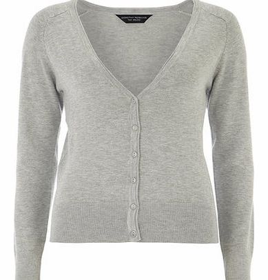 Dorothy Perkins Womens Grey V neck cardigan- Grey DP55142511
