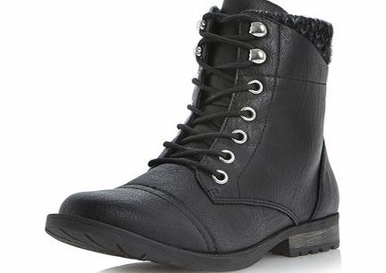 Dorothy Perkins Womens Head Over Heels Preston Lace Up Knit Cuff