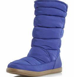 Dorothy Perkins Womens Head Over Heels Roka Snow Boot- Blue