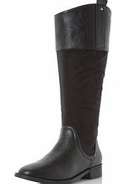 Dorothy Perkins Womens Head Over Heels Tilly Riding Boot- Black