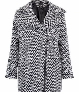 Womens Ichi Wool Coat- Black DP27100024