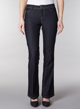 Womens Indigo bootcut jeans- Blue DP70192224