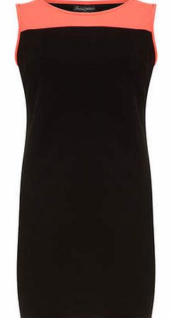 Dorothy Perkins Womens Indulgence Black Sleeveless Wave Dress-