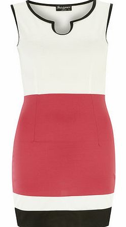 Dorothy Perkins Womens Indulgence Fushica Three Colour Dress-