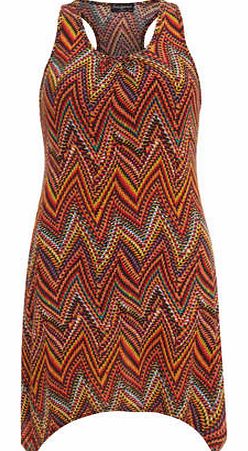 Dorothy Perkins Womens Indulgence Orange A Line Summer Dress.-