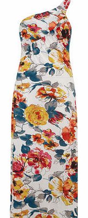 Dorothy Perkins Womens Indulgence Red Floral Maxi Dress- Red