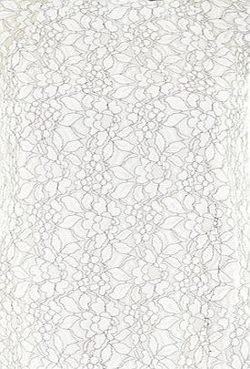 Dorothy Perkins Womens Ivory Lace High Neck Sleeveless Top-