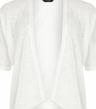 Dorothy Perkins Womens Ivory Pom Pom Kimono- Ivory DP56432082