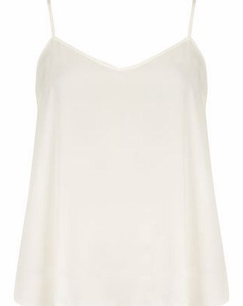 Womens Ivory V neck cami- White DP05412022