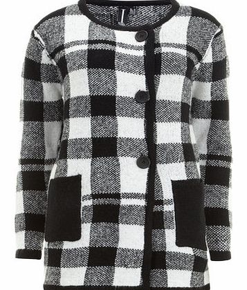 Womens Izabel London Black And White Check