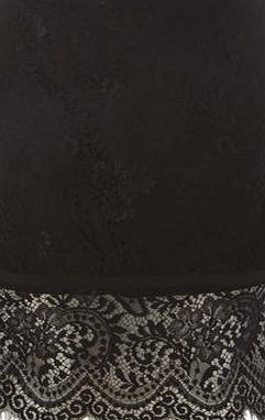 Dorothy Perkins Womens Izabel london Black Paisley Lace Skirt-