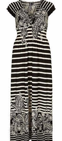 Dorothy Perkins Womens Izabel London Black White Stripe Maxi