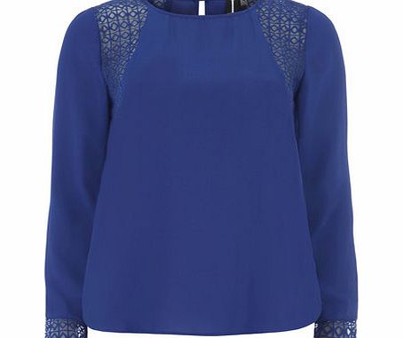 Womens Izabel London Blue Contrast Side Panel