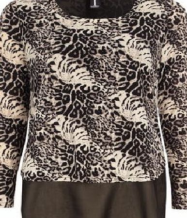 Dorothy Perkins Womens Izabel London Multi Black Leopard Print