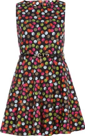 Dorothy Perkins, 1134[^]262015000707867 Womens Izabel London Multi Black Polka Skater