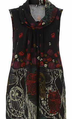 Dorothy Perkins Womens Izabel London Multi Black Printed Tunic