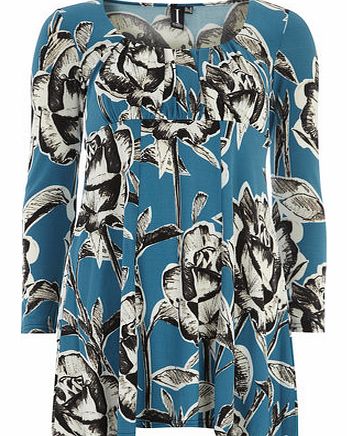 Dorothy Perkins Womens Izabel London Multi Blue Floral Dress-