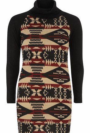 Dorothy Perkins Womens Izabel London Multi Orange Aztec Print
