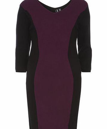 Dorothy Perkins Womens Izabel london Multi Purple Bodycon Dress-