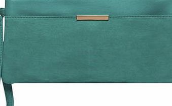 Dorothy Perkins Womens Jade bar pocket wristlet- Green DP18399834