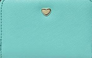 Dorothy Perkins Womens Jade mini zip around purse- Green