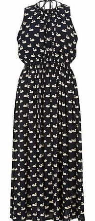 Dorothy Perkins Womens Jolie Moi Blue swan print maxi dress-