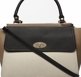 Dorothy Perkins Womens Juno black mix Alice tote bag- Black