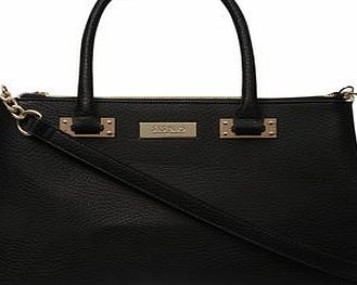 Dorothy Perkins Womens Juno black Nancy plate tote bag- Black