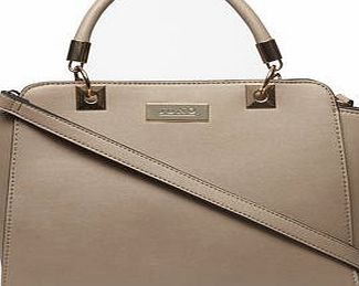 Dorothy Perkins Womens Juno taupe Fern tote bag- White DP18408184