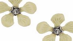 Dorothy Perkins Womens Lemon Flower Studs- Yellow DP49815853
